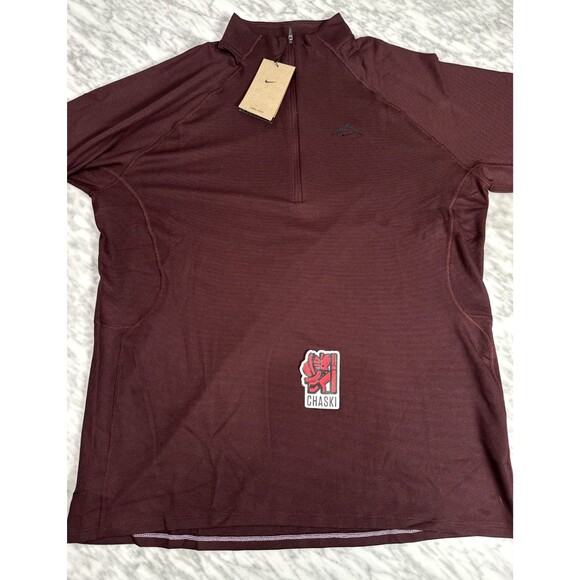 Nike Trail Dri-FIT 1/2-Zip Mid Layer Wool Blend Top Men's Large FV9994-652 NEW - Picture 1 of 12